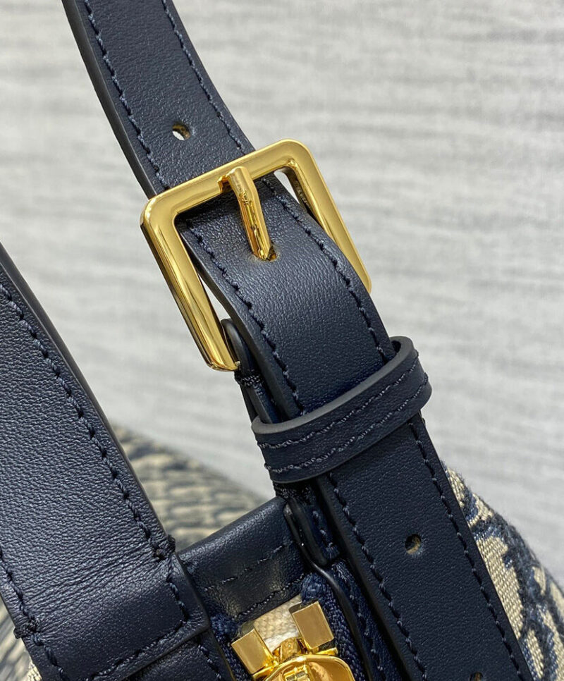 Christian Dior Medium D-Journey Bag M2417 Dark Blue